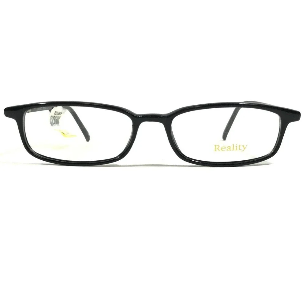 Reality R 3720 BLACK Eyeglasses Frames Rectangle Full Rim 50-17-140